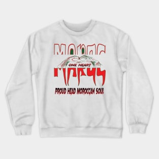 Morocan Proudly Gift Morocco Lovers Moroccan Soul Crewneck Sweatshirt